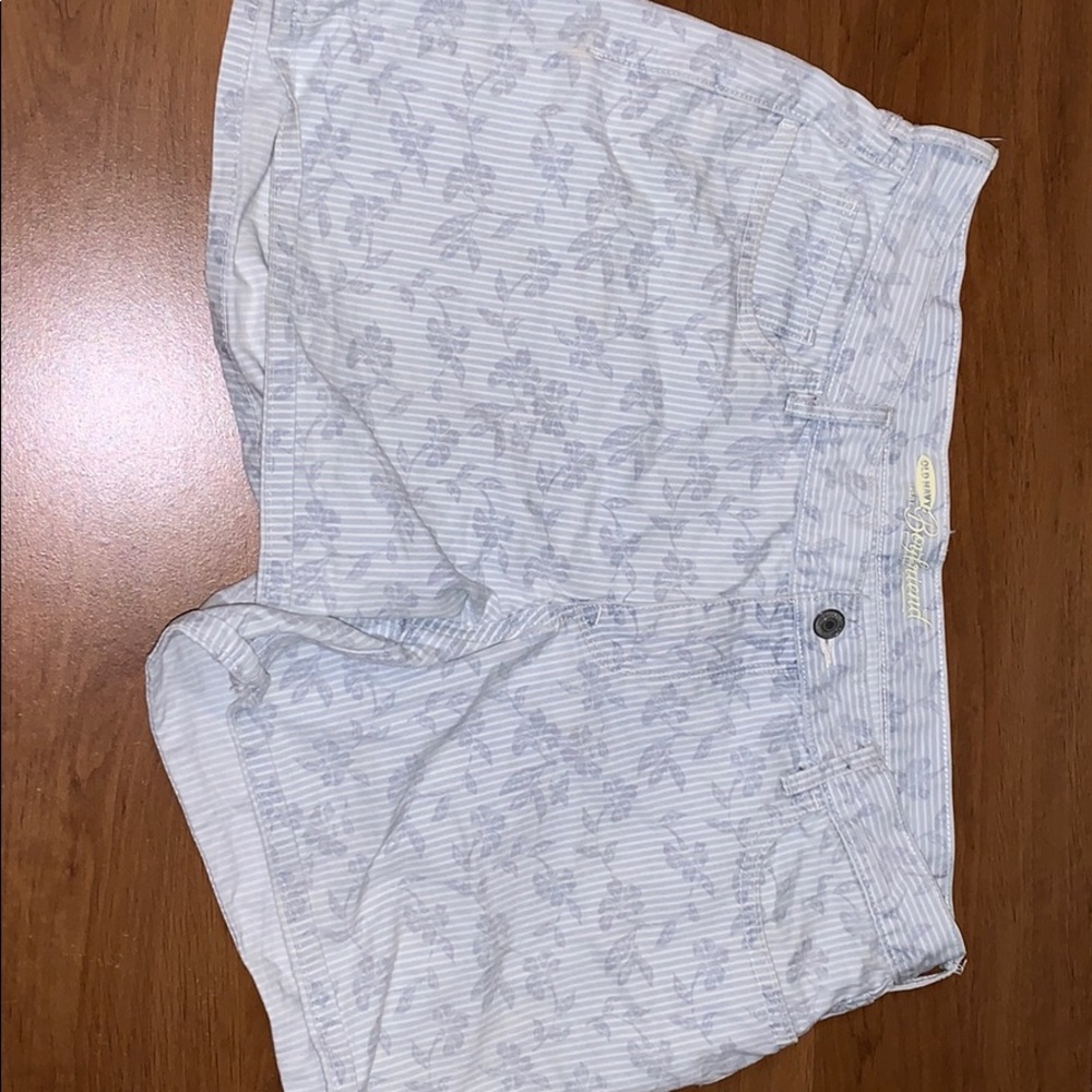 Old Navy Floral Jean Shorts